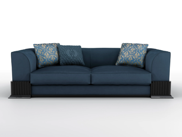 BARRYMORE - 3 seater velvet sofa by BRUNO ZAMPA - view 2